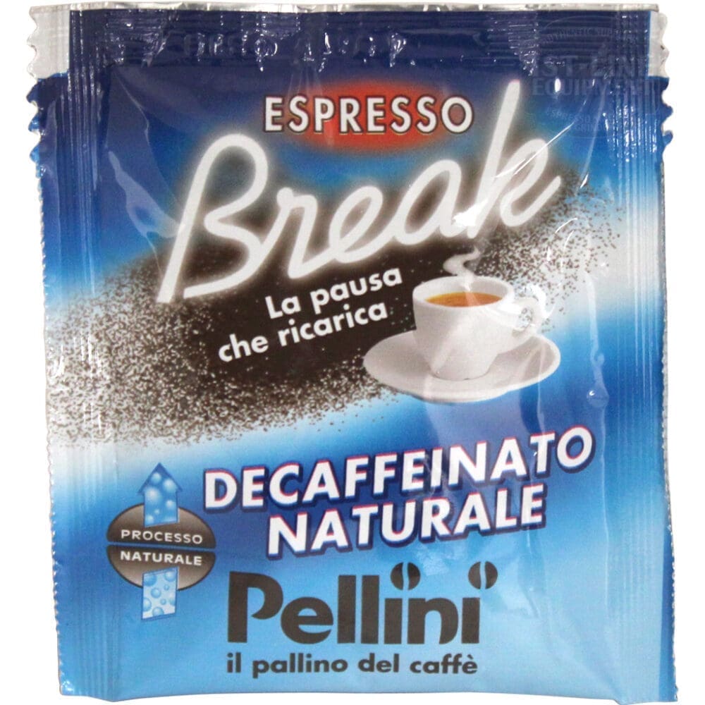 Pellini Break Naturally Decaffeinated Espresso Coffee Pods