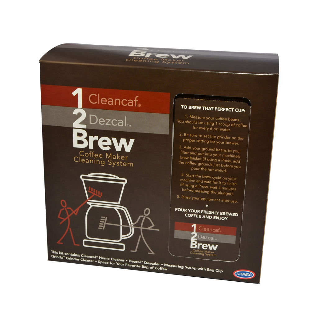 Urnex 1, 2 Brew Kit with freshly roasted 1stCup Coffee Beans
