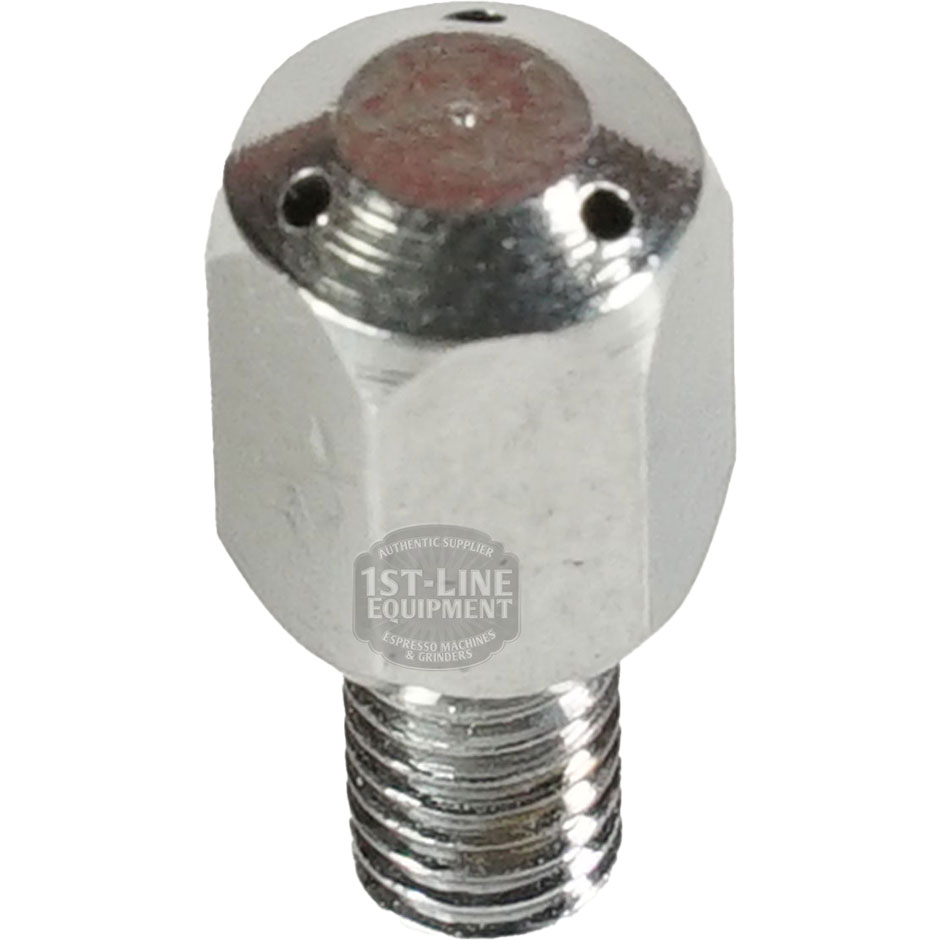 1st-line Steam Wand Tip - 3 hole, chrome - Rancilio Silvia V2 or