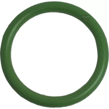 A single Bezzera 7479934 Gasket OR 128 Viton for Mitica, shown in green, is displayed against a plain white background. © 2025 1st-line.com