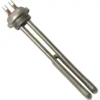 The Ponte Vecchio 580-R4012 1000W 110V Heating Element features two long U-shaped rods and a threaded base with top electrical connectors, designed for use in Ponte Vecchio espresso machines. © 2025 1st-line.com