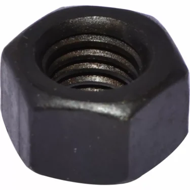 A close-up of the Bezzera 7812607 Nut M8 highlights its six flat sides and internal threading. © 2025 1st-line.com