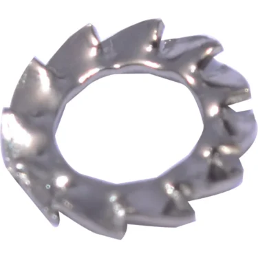 A close-up of the Elektra 00468035 Stainless Steel Heating Element Washer with jagged, outward-facing teeth and an irregular circular shape, shown on a white background. © 2025 1st-line.com