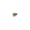 A single Elektra 01346035 Screw M3x5 with a round head, brass slotted design, isolated on a white background. © 2025 1st-line.com