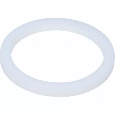 A white, circular Bezzera 7479960 PFTE Gasket D26x21x2 is shown on a plain, light background. © 2025 1st-line.com