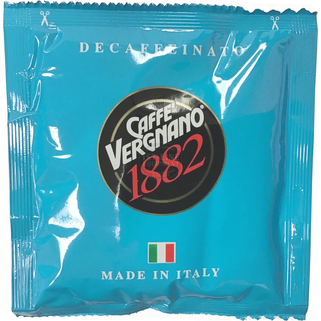 Decaf Espresso Pods 150/7 G by Caffe' Vergnano
