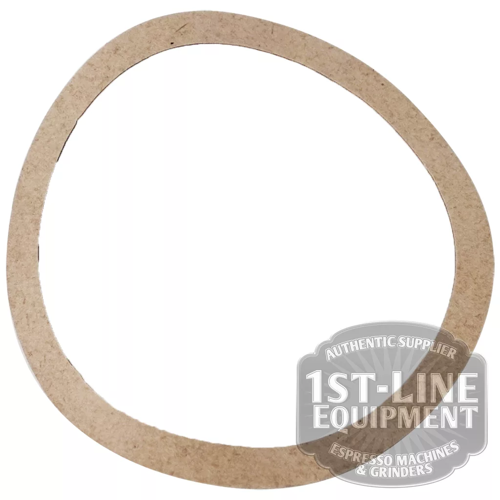AS.100 66X57X0.5mm holder supplement/shim on white background with 1st-line Equipment logo.