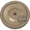 A circular brass Ascaso BF..29 SHOWER HOLDER shower screen with small holes and concentric grooves, featuring a “1st-Line Equipment” watermark—ideal for your BF..29 grouphead or compatible holder. © 2025 1st-line.com