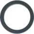 A black, smooth, thin-profile F.1705 73x57x8.5mm PORTAFILTER HOLDER GASKET with a circular shape is shown on a white background. © 2025 1st-line.com