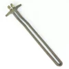 The Faema F.1198 HEATING ELEMENT 2600W 110V is an immersion water heater part with two long, curved rods and brass terminals on a flat metal mounting plate, designed for 110V operation. © 2025 1st-line.com