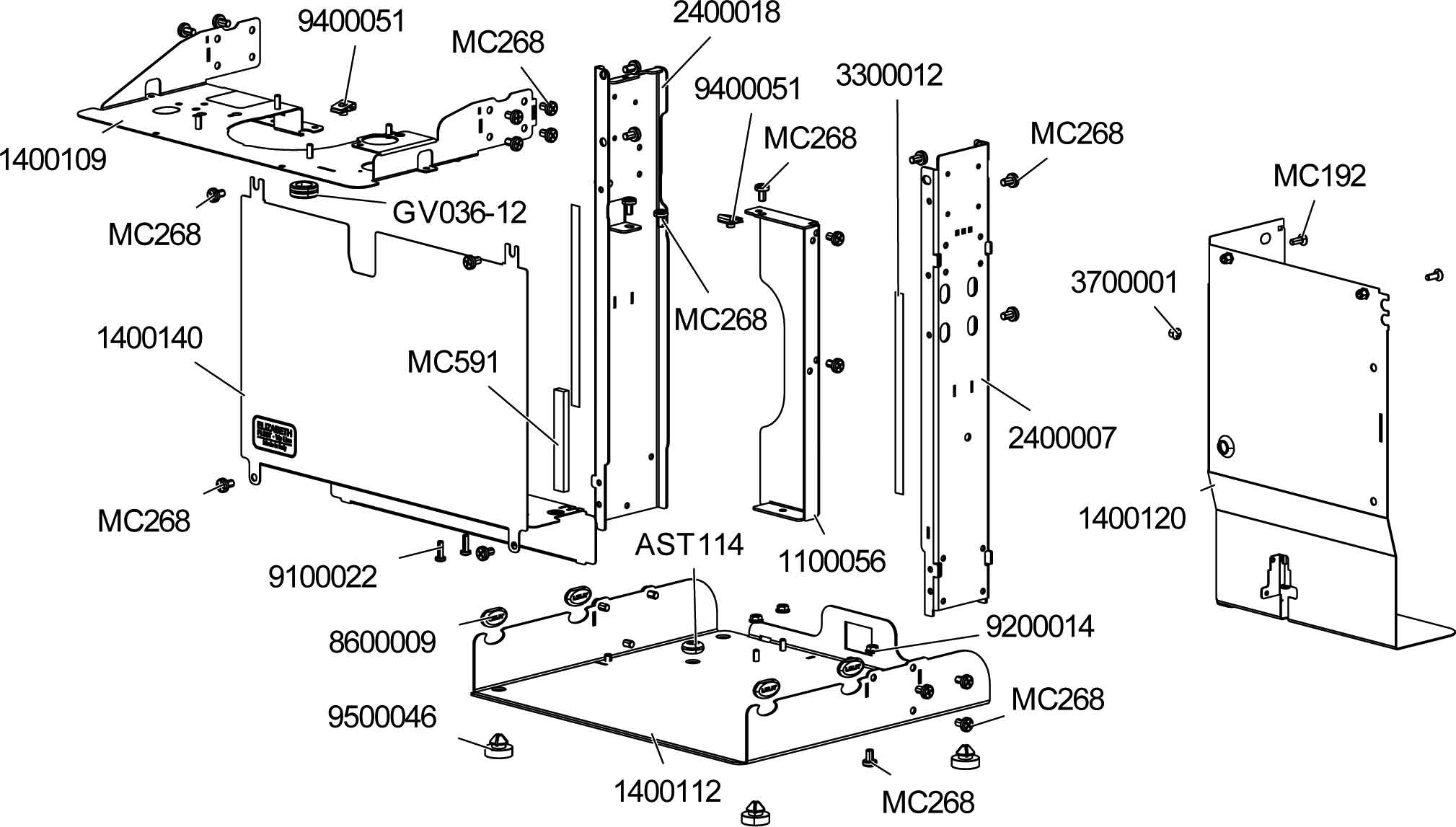 Parts Diagram - Lelit PL92T Elizabeth V3 | 1st-line.com