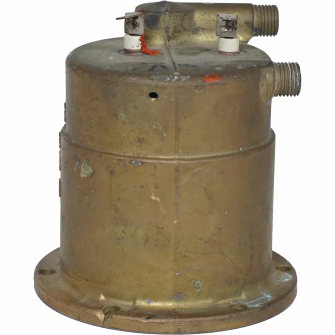 Rancilio 20102944 230V boiler with cylindrical brass body and welded element for espresso machines