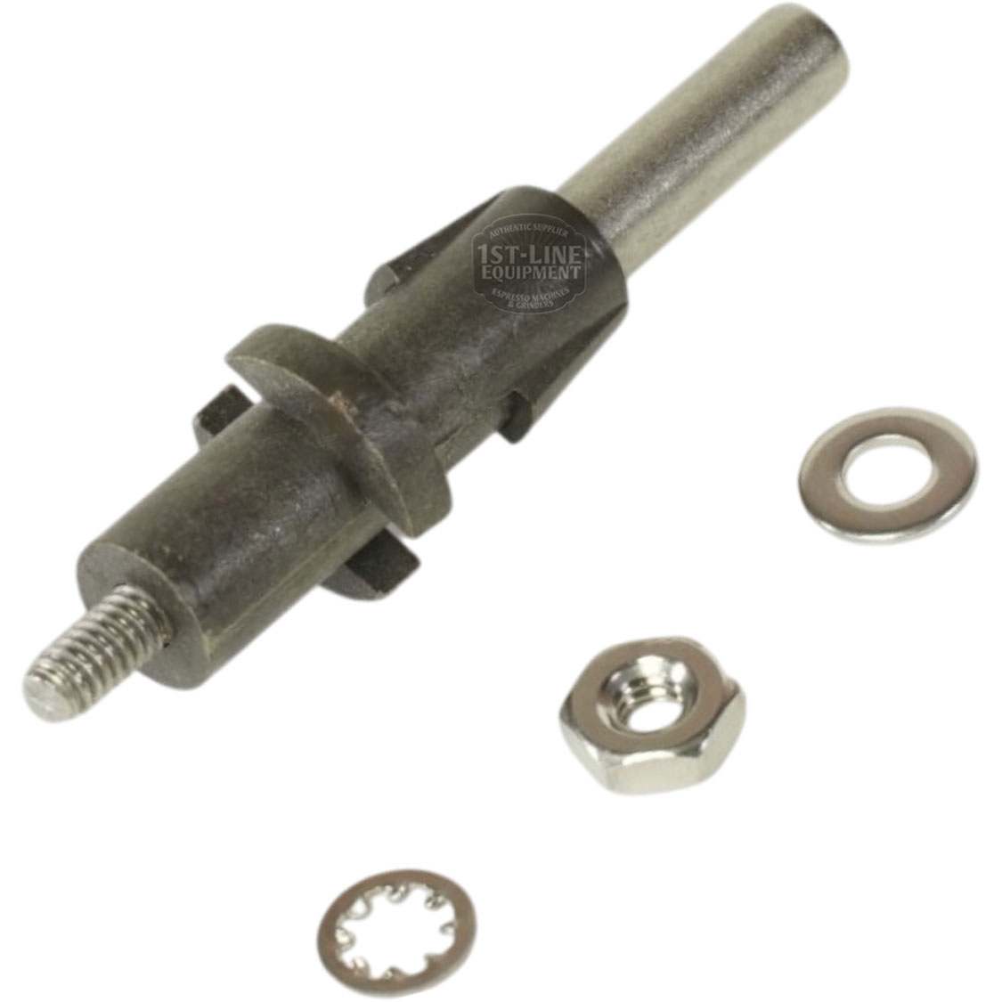 Bunn 20936.1000 probe replacement kit components: metal rod, nut, and washers