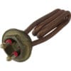 Nuova Ricambi 400619 110V 1800W heating element featuring metal coil, brass base, two electrical terminals, and coiled copper tube for espresso machine compatibility.