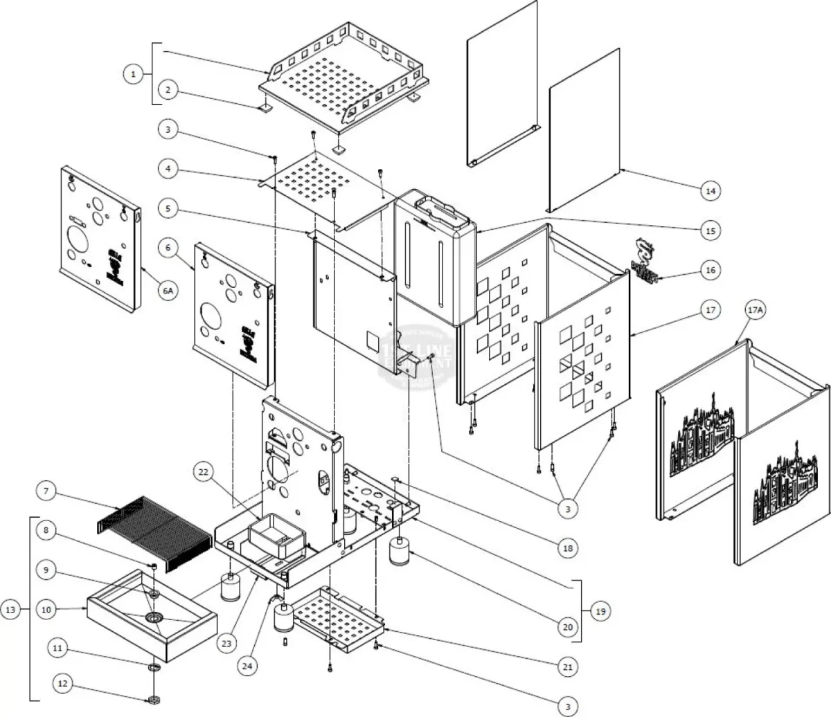 Bezzera-Aria-parts-diagram-